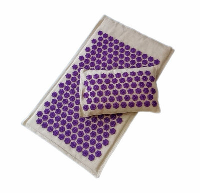 Organic Linen Lotus Acupuncture Needle Mat - EaseUniversal