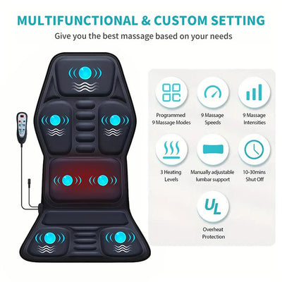 Vibrating Heating Relaxation Cushion - EaseUniversal