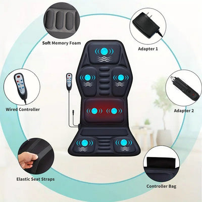 Vibrating Heating Relaxation Cushion - EaseUniversal